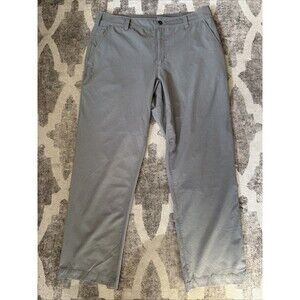 Duluth Trading Co. Overachino Standard Fit Pants Mens Sz 34x30 Grey Performance